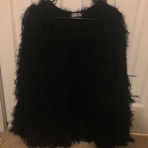 fashion nova shaggy fur coat